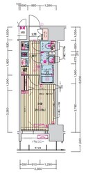 プレサンス名古屋駅ゲートの物件間取画像